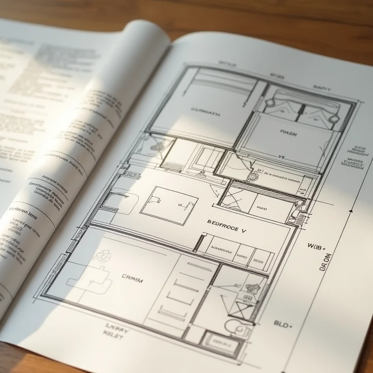 Planta baixa de quarto pequeno com medidas
