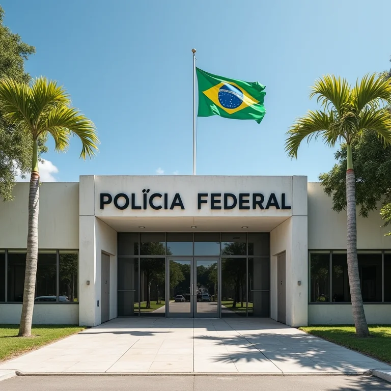 Posto de atendimento da Polícia Federal para emissão de passaportes