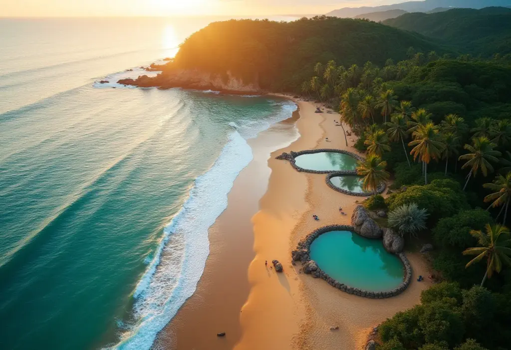 Praia paradisíaca em São Miguel dos Milagres, Alagoas