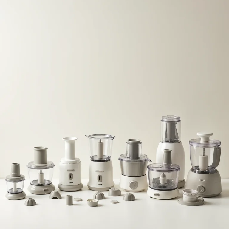 Processadores de alimentos compactos para otimizar seu espaço.