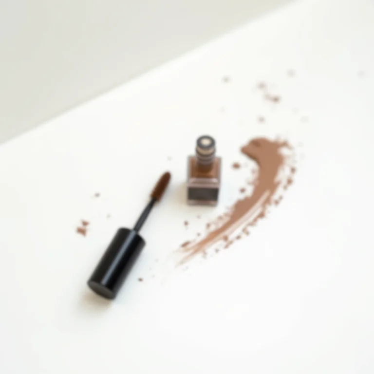 Produtos de maquiagem inadequados danificando as sobrancelhas