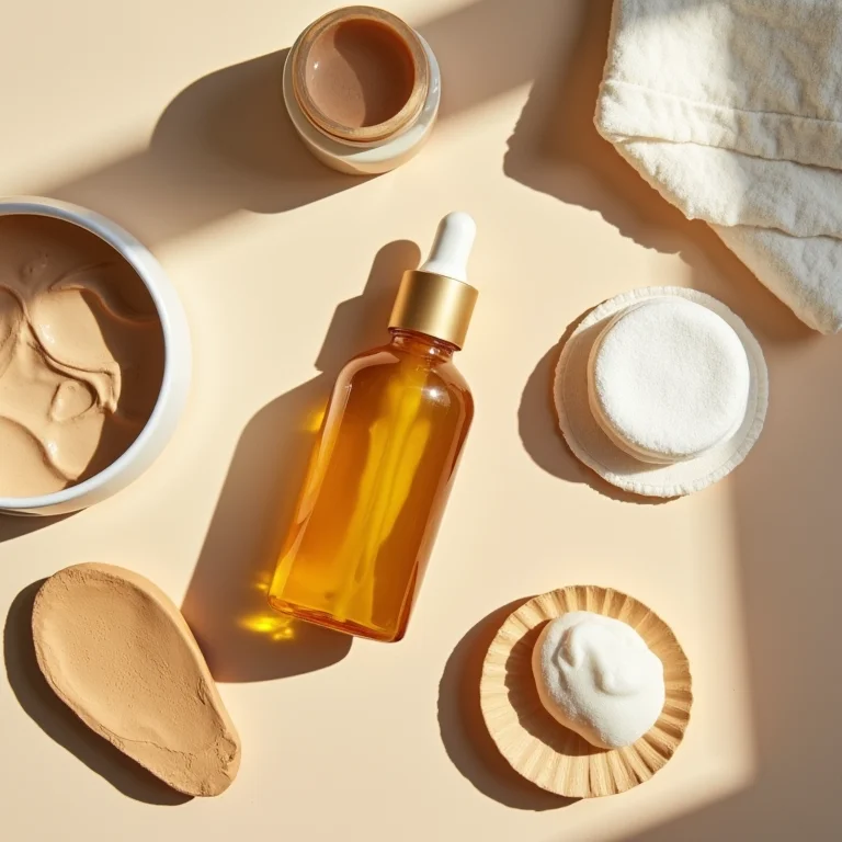 Produtos de skincare com óleo de argan
