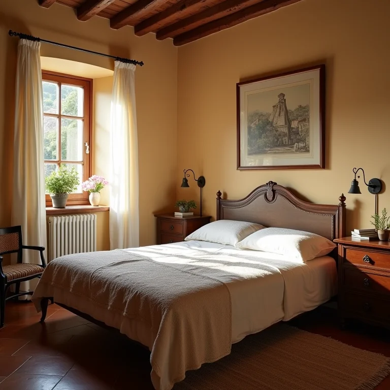 Quarto aconchegante em pousada boutique em Tiradentes