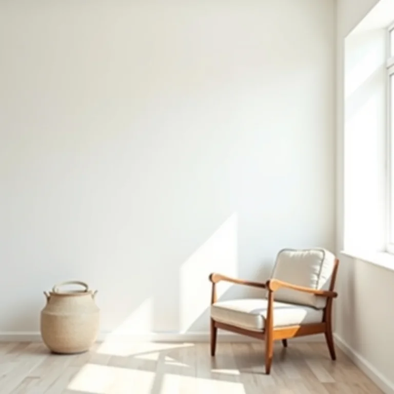 Quarto de hóspedes com decoração minimalista e impessoal