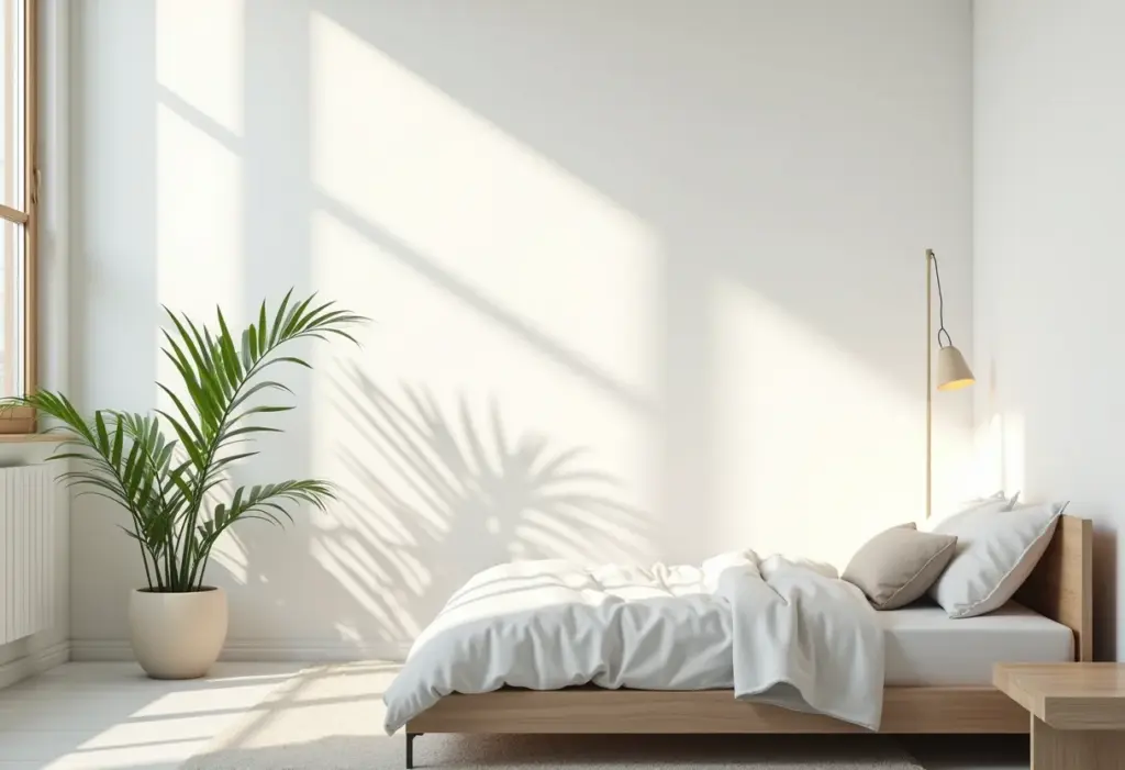 Quarto de solteiro planejado: 7 erros que você precisa evitar Quarto de solteiro planejado com decoração minimalista e luz natural