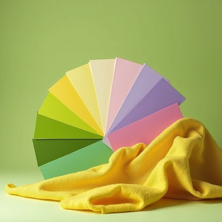 Roda de cores com verde lima e combinações harmoniosas