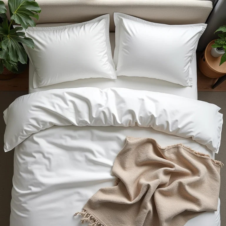 Roupa de cama de alta qualidade para um sono reparador