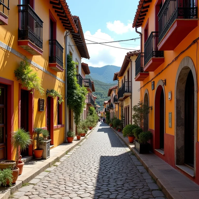 Rua Direita em Tiradentes, MG