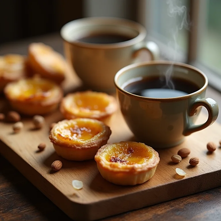Sabores de Macau: Deliciosos pasteis de nata e biscoitos de amêndoa.