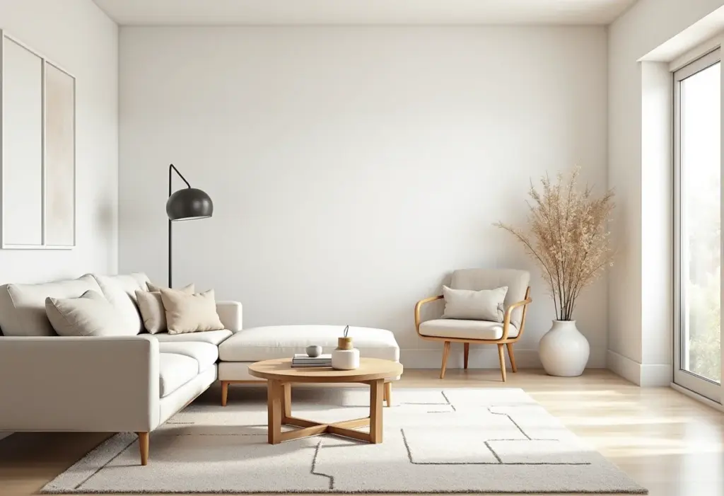 Decoração de sala pequena: 7 truques geniais que você precisa ver Sala de estar pequena e bem decorada com luz natural