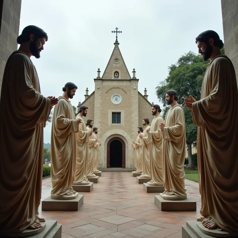 Santuário de Bom Jesus de Matosinhos em Congonhas, Minas Gerais.