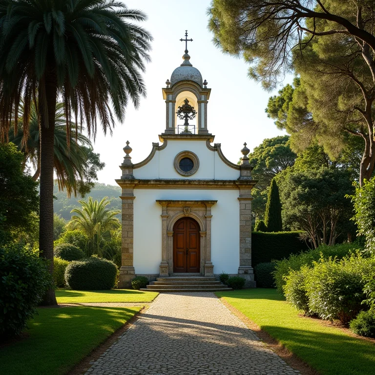 Santuário Nossa Senhora da Graciosa em meio à natureza
