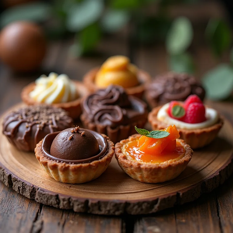 Seleção irresistível de doces finos para a mesa perfeita