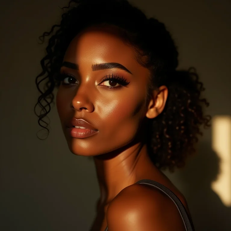 Sobrancelha shadow (esfumada) em mulher de pele clara