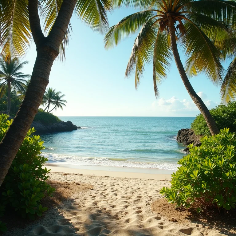 Sossego em meio à natureza na Praia de Amoreiras, Itaparica