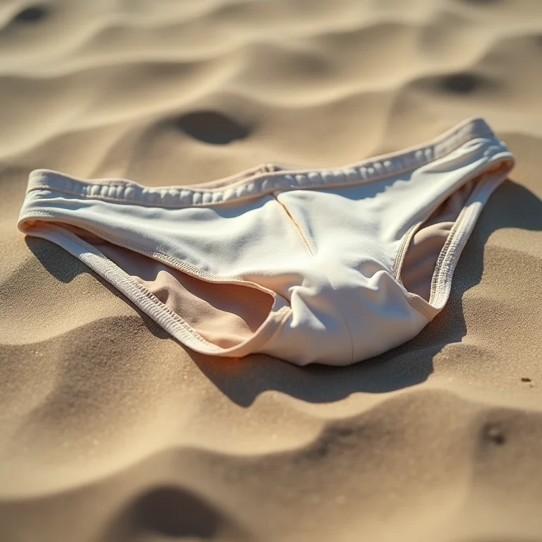 Sunga masculina extremamente cavada: um erro fashion.