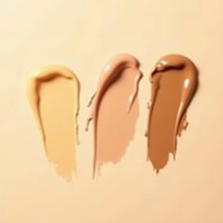 Swatches de corretivos coloridos para diferentes correções
