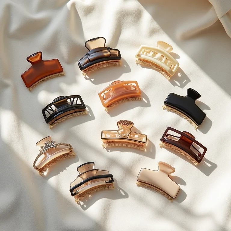 Tendência: o retorno das presilhas de cabelo.