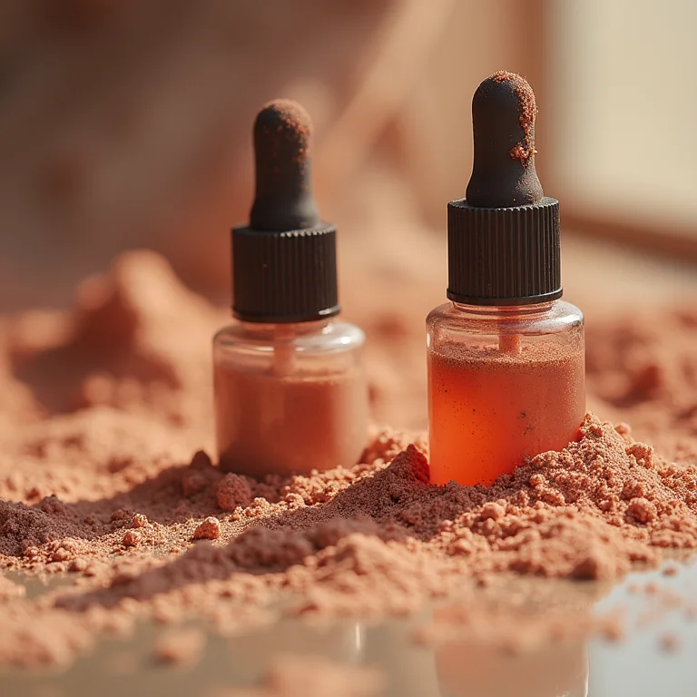 Texturas e pigmentos de maquiagem cruelty free