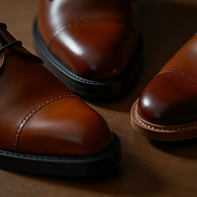 Texturas em sapatos e cintos masculinos