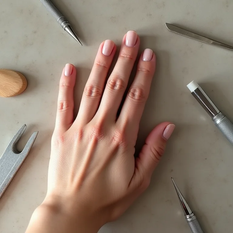 Unhas não preparadas para esmaltação