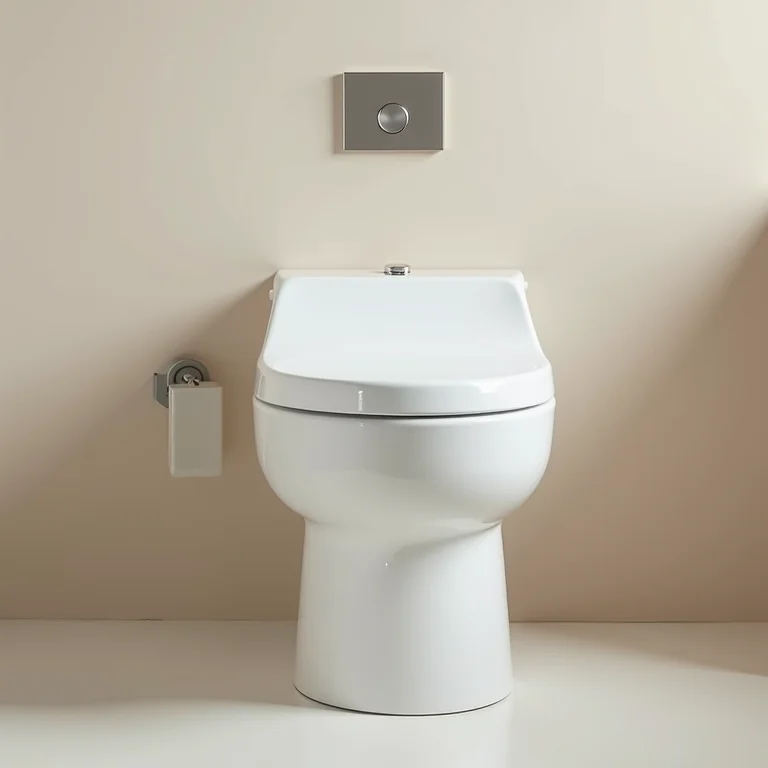 Vaso sanitário alongado (comfort height) para maior conforto.