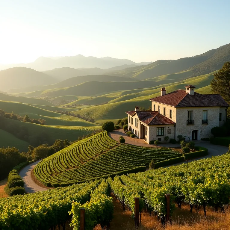 Vinhedos e arquitetura europeia na Serra Gaúcha