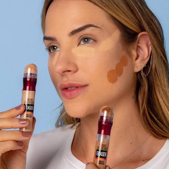 Base Líquida Combinada com Iluminador para um Contorno Perfeito - ideia