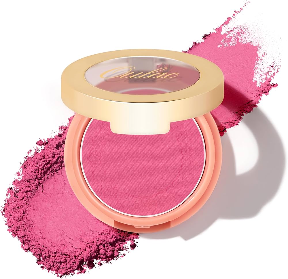 Blush em Pó Rosado para um Look Romântico e Delicado - inspiração