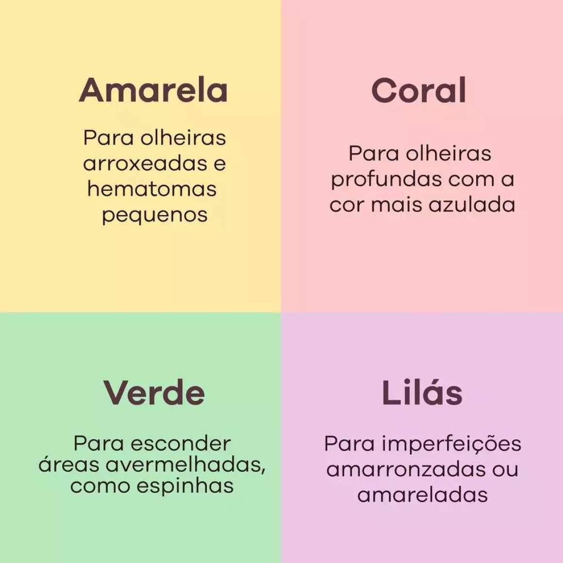 Corretivo Colorido: Neutralizando Imperfeições com Precisão - inspiração