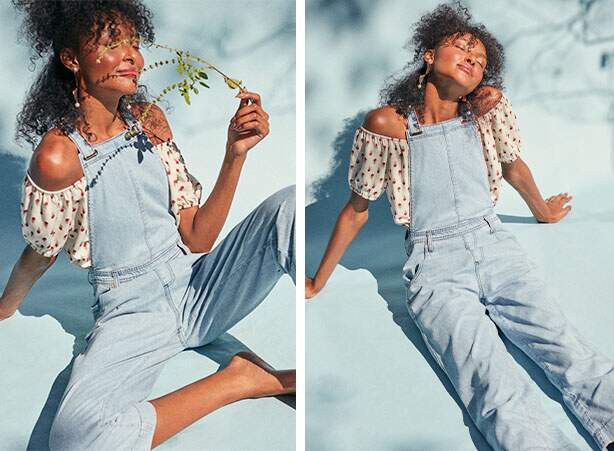 Macacão Jeans Dark com Salto: Elegância Descomplicada Para a Noite - inspiração 3