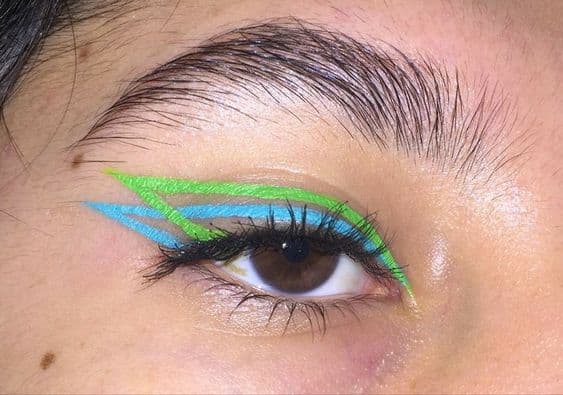 Delineado Gráfico Neon: Ouse com Cores Vibrantes - detalhe