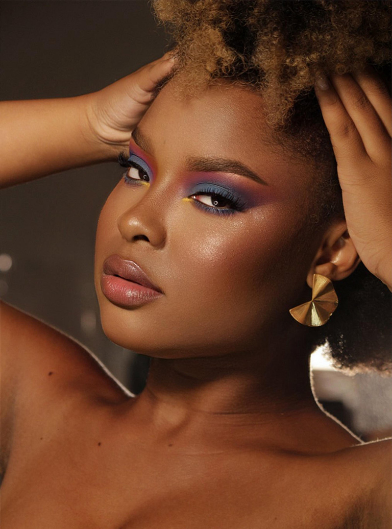 Esfumado Alongado em Tons de Vinho: Sofisticação e Drama - ideia