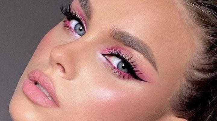 Maquiagem Monocromática Rosa: Delicadeza e Modernidade - ideia