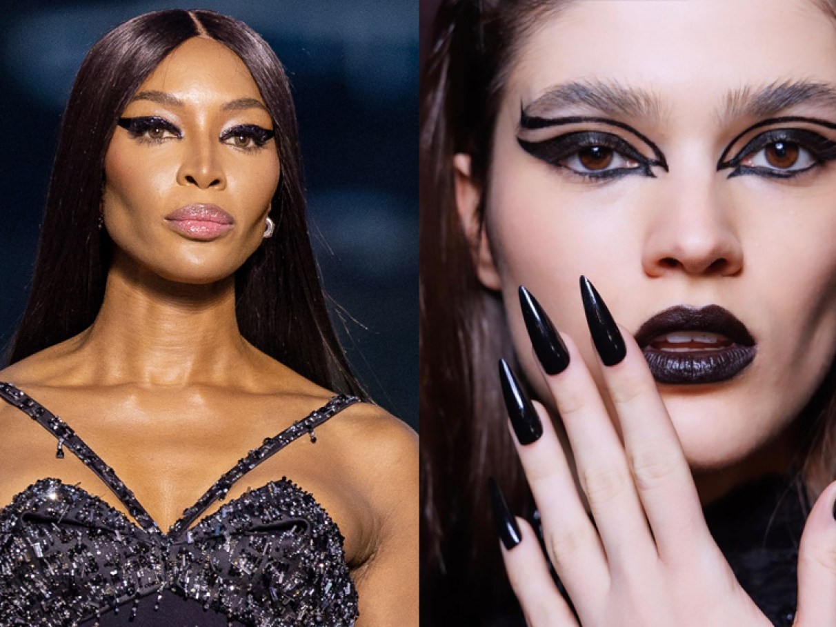 Olhos Preto Gótico Suave: Intensidade e Atitude - inspiração