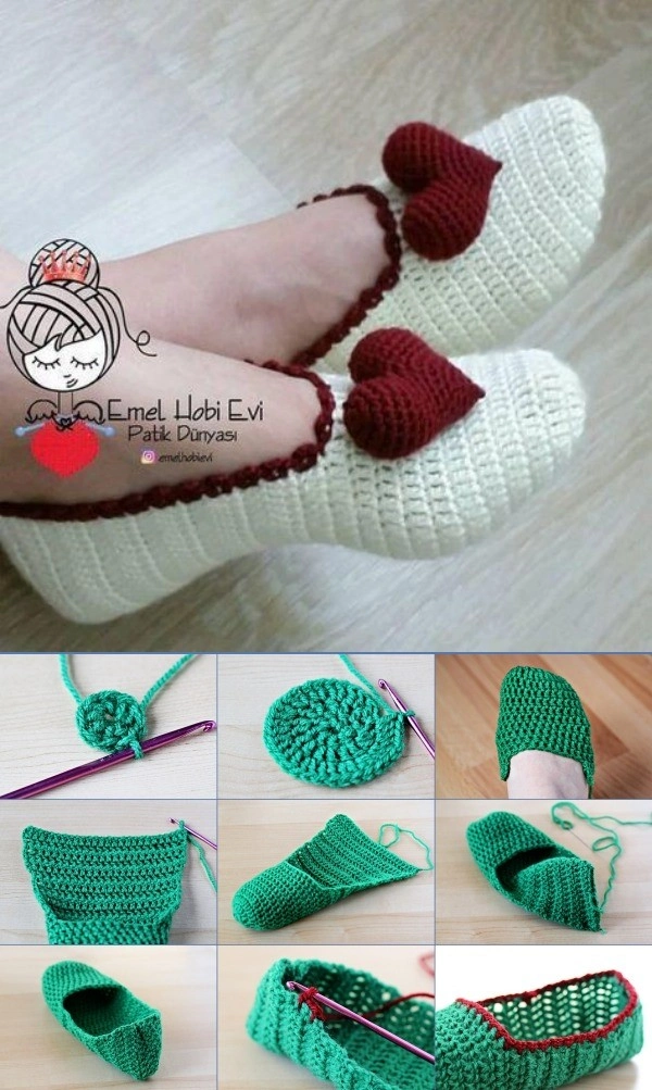 Sapatilhas com Aplicações de Crochê: Um Toque Artesanal e Romântico - inspiração