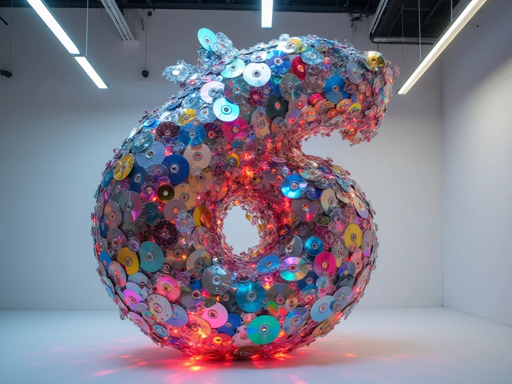 Arte com CDs: A Transformação Criativa Que Você Não Esperava Arte com CDs: A Transformação Criativa Que Você Não Esperava