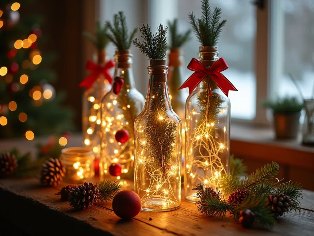 Garrafas Decoradas Para o Natal: Ideias Criativas e DIY {'title': 'Garrafas Decoradas Para o Natal: Ideias Criativas e DIY'} Fáceis'} is'}