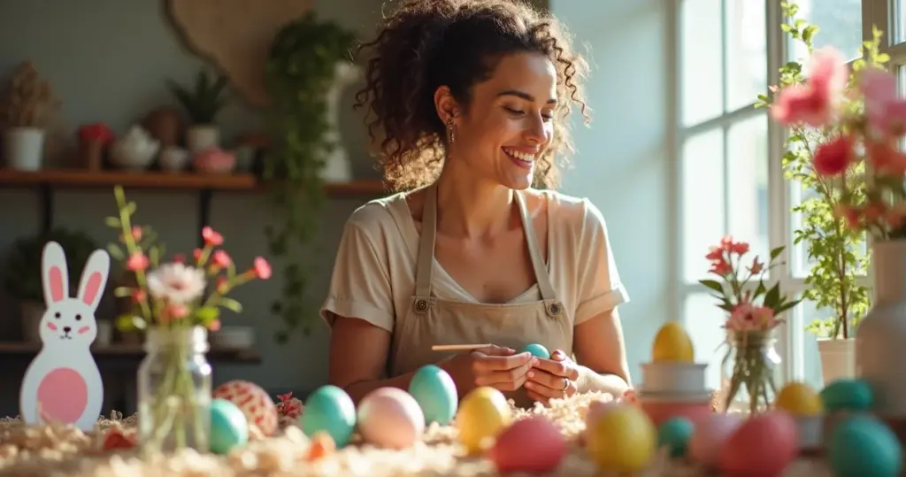 Como economizar fazendo enfeites Páscoa com o que já tem em casa