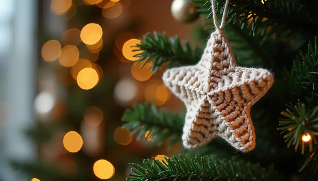 Estrela de Crochê Para Árvore: Crie a Sua em Minutos!