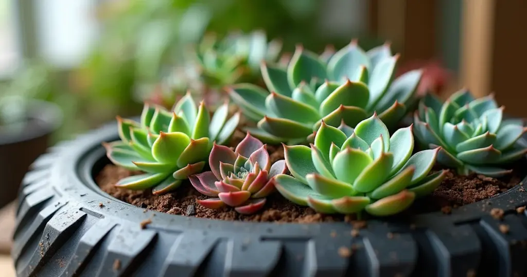 Decoração com Pneus e Suculentas: Transforme seu Espaço!
