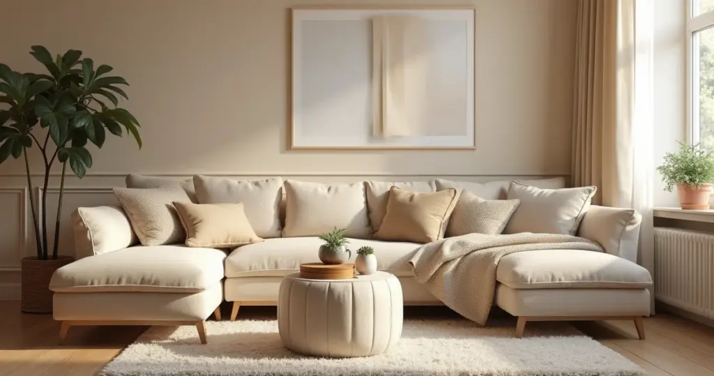Decoração de Sala Bege: Aconchego e Sofisticação em 2026 Decoração de Sala Bege: Aconchego e Sofisticação em 2026
