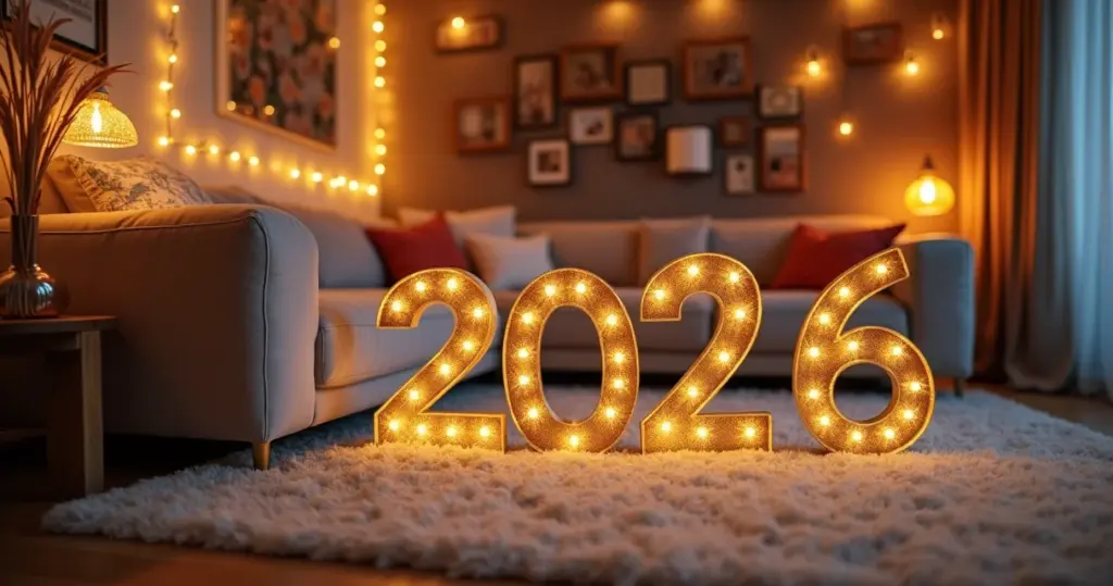 Decoração de Sala para o Ano Novo: O Segredo 2026 Decoração de Sala para o Ano Novo: O Segredo 2026