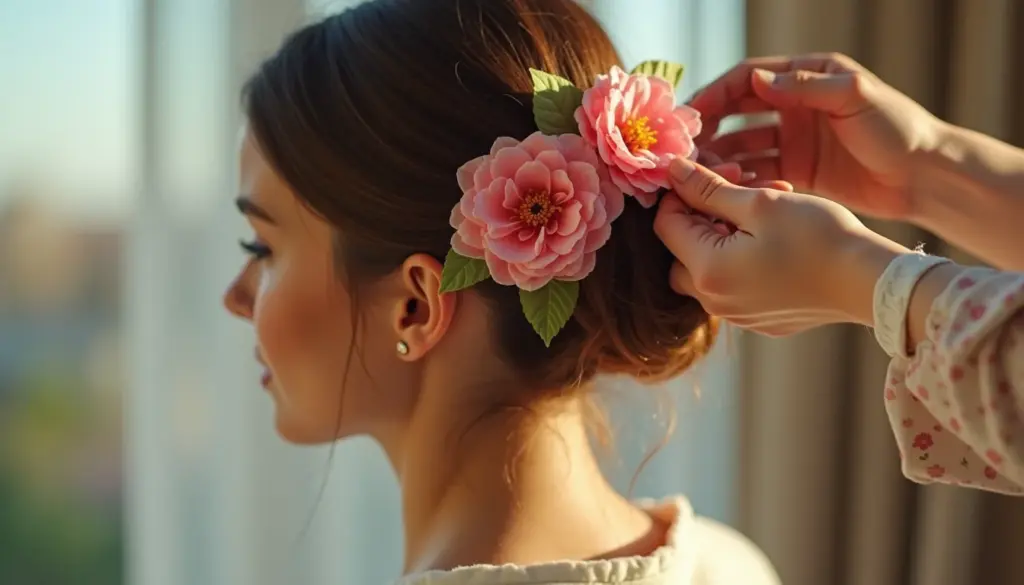 Flores de Tecido Para Cabelo: Transforme Seu Look em Minutos!