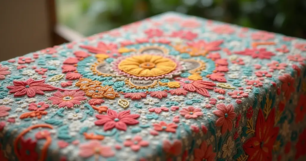 Toalha de Mesa Bordada: O Segredo para Transformar Sua Sala