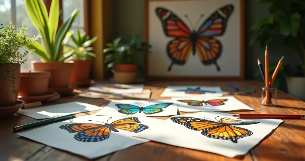 12 Ideias de Borboletas para Colorir e Imprimir que Viram Arte 12 Ideias de Borboletas para Colorir e Imprimir que Viram Arte