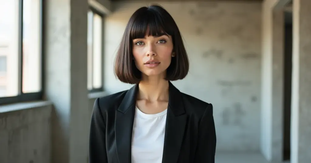 23 Ideias de Cabelo Curto com Franja Liso que Transformam Seu Rosto 23 Ideias de Cabelo Curto com Franja Liso que Transformam Seu Rosto