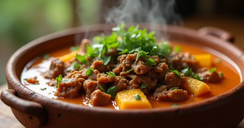 Comida salgada com a letra J: Jabá com jerimum em 45min