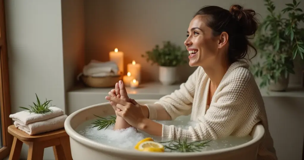 Como fazer um escalda pés que vai além do relax: alívio imediato em 5 min Como fazer um escalda pés que vai além do relax: alívio imediato em 5 min