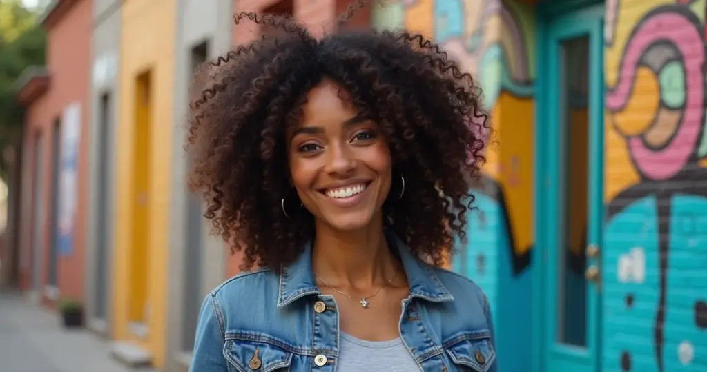 17 Ideias de Corte Disfarçado em V para Cabelo Crespo que Transformam Volume em Estilo